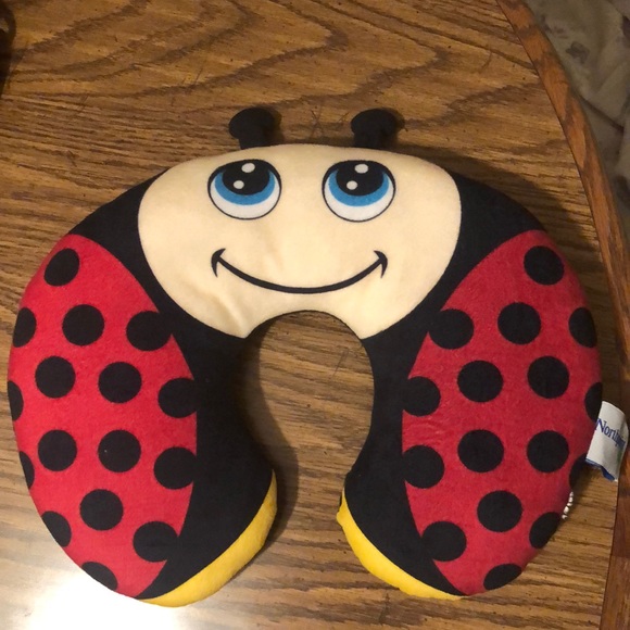 Northpoint kids ladybug travel neck pillow - Picture 1 of 5